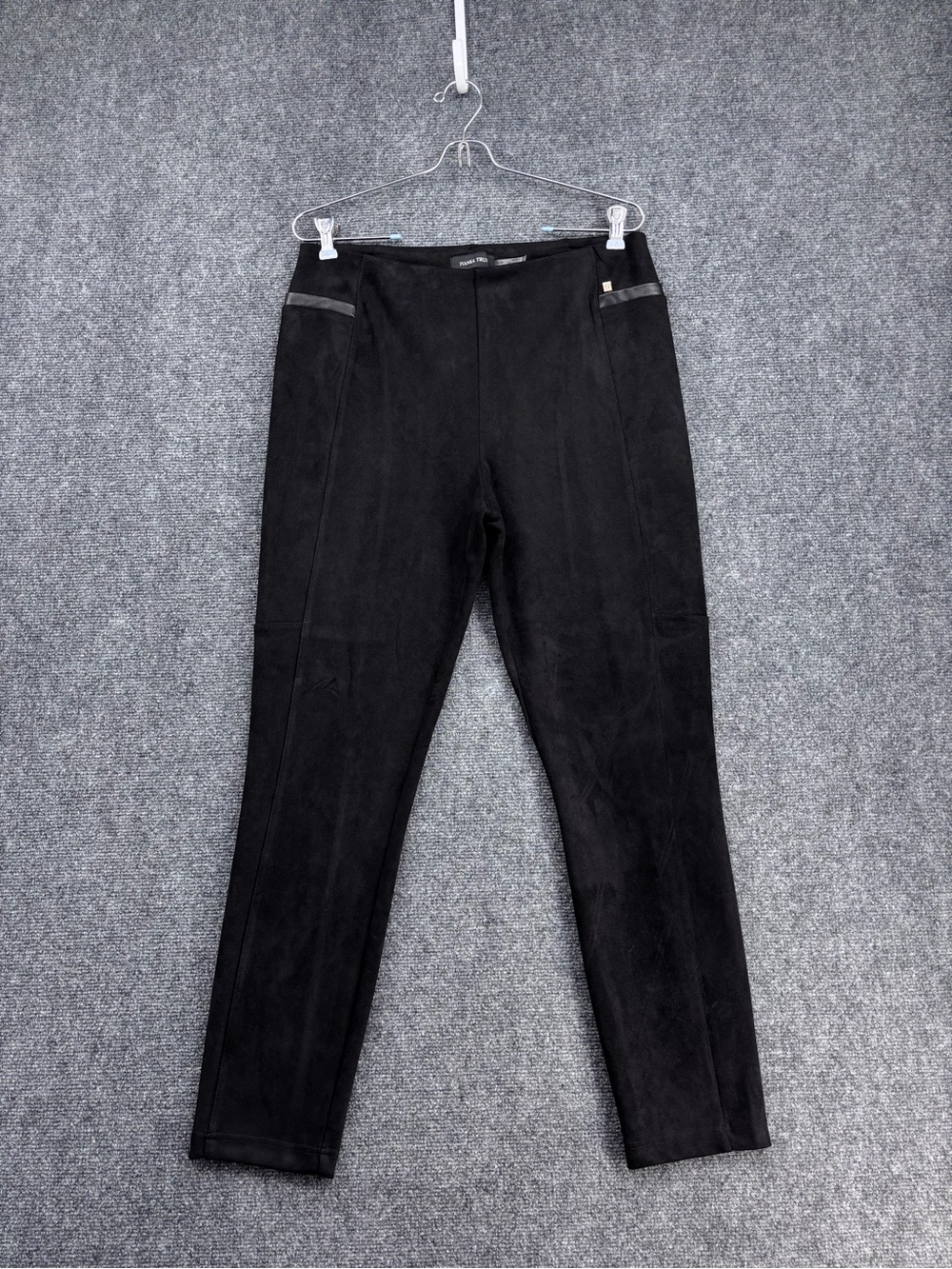 Ivanka Trump Black Faux Suede High Rise Office Corporate Chic Pants Women’s M